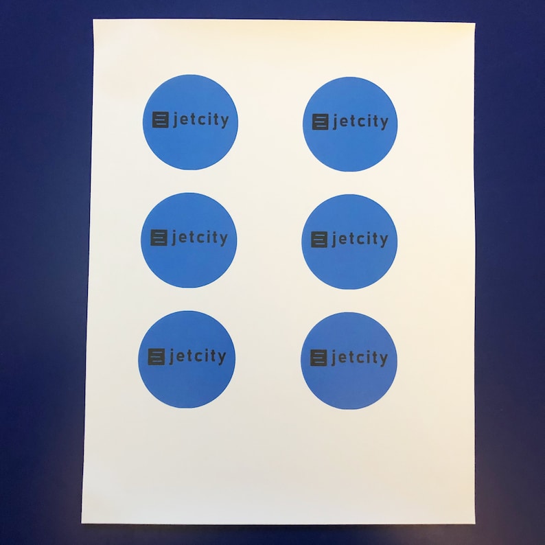 Matte vinyl sticker paper custom sample