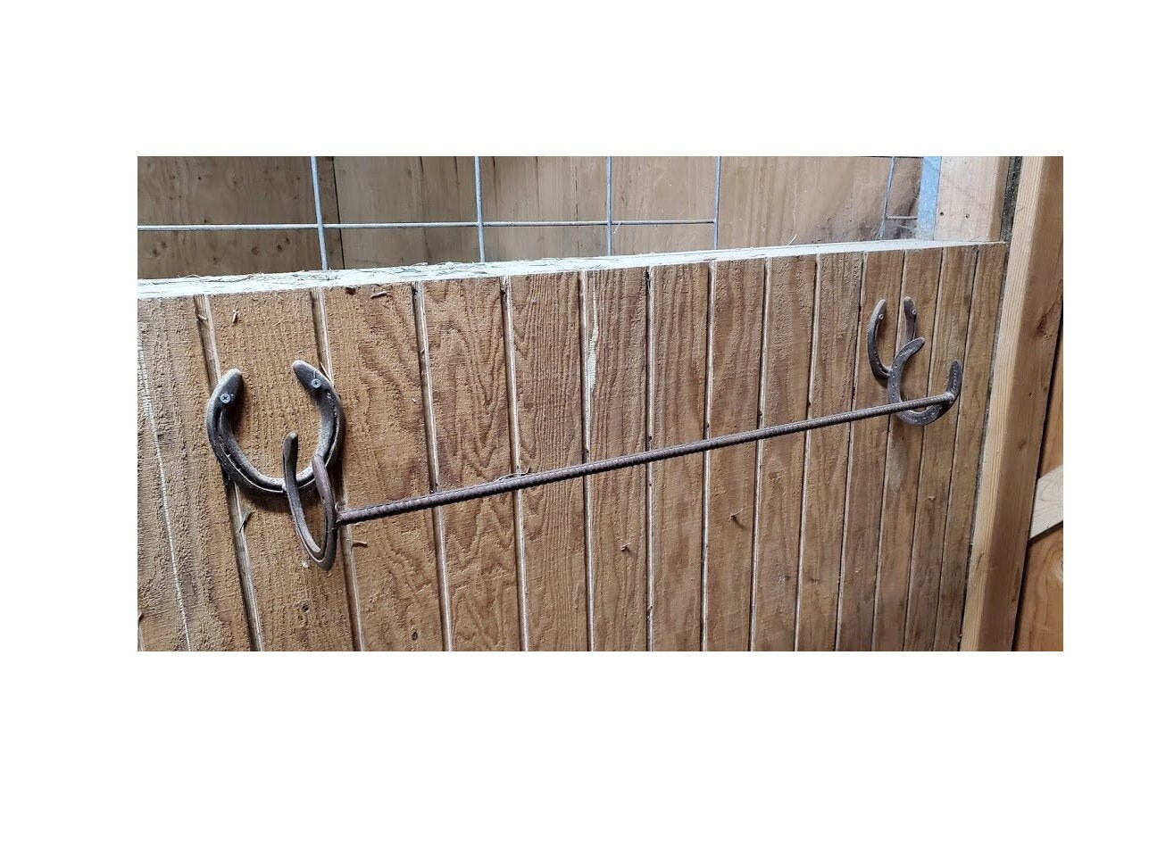 Horse blanket rack or rustic towel holder Etsy
