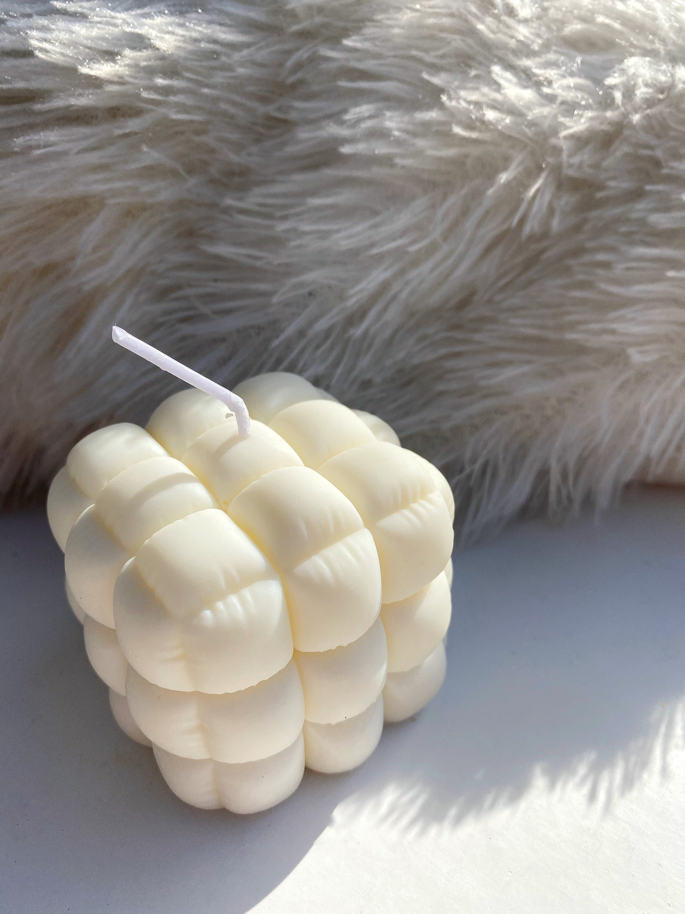 Bubble Cube Candle Aesthetic Homemade Bougie à bulles Etsy