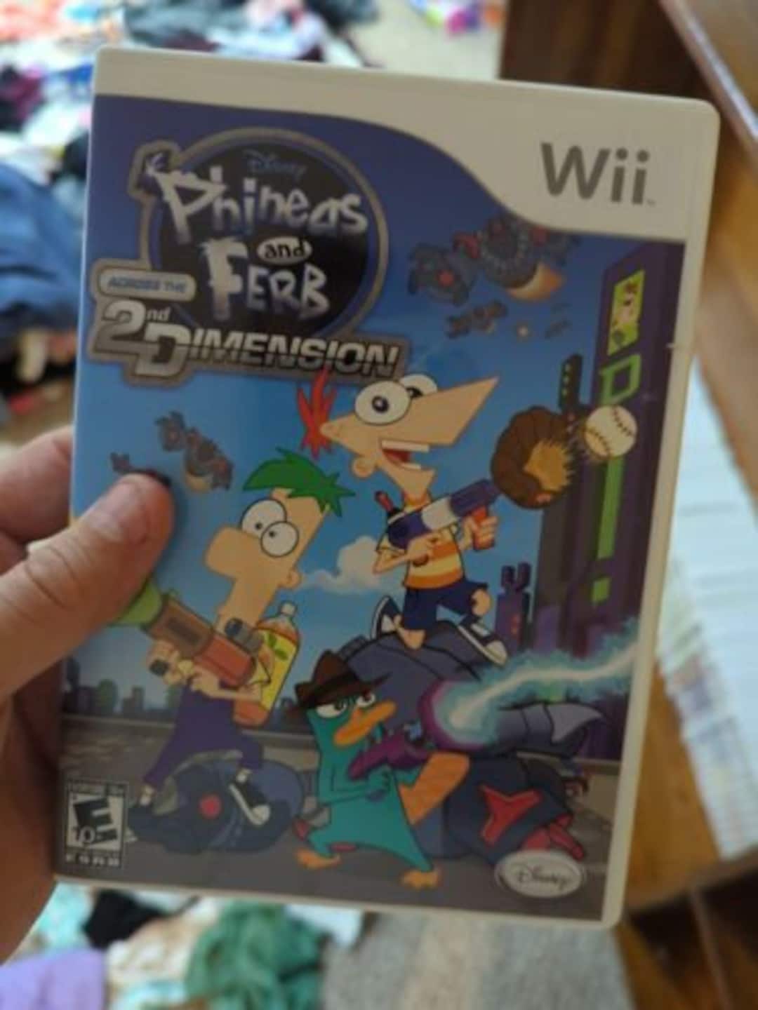 Phineas and Ferb Across the 2nd Dimension nintendo Wii Etsy