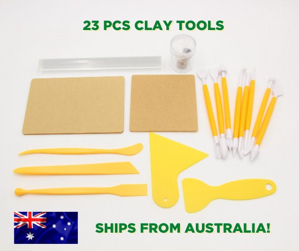 Polymer Clay and Air Dry Clay Tools Complete Clay Tool Set 