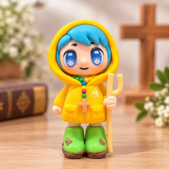 Handmade Luce Catholic Mascot and Friends Fe Xin and Sky Clay Handmade Luce Catholic Mascot and Friends Fe Xin and Sky Clay