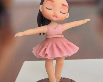 Handmade Custom Clay Figurine - Unique and Personalised Gift 100% Handmade Air Dry Clay Cake Toppers and Display Decor
