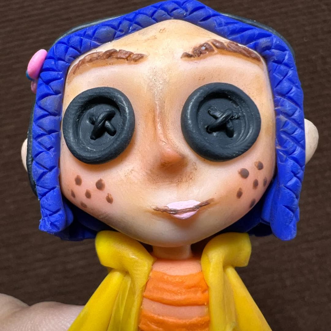 コララインのフィギュア 手作りポリマークレイ製 コラライン