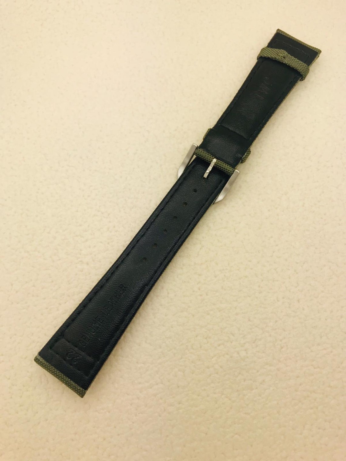 22MM IWC Nylon Strap Green COLOR Etsy Ireland