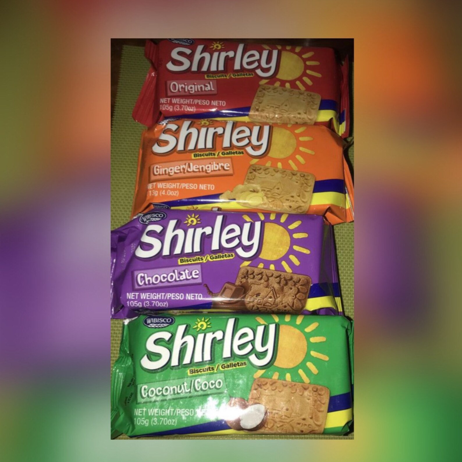 JAMAICAN Wibisco Shirley Biscuit 3.7oz X 4 Etsy UK