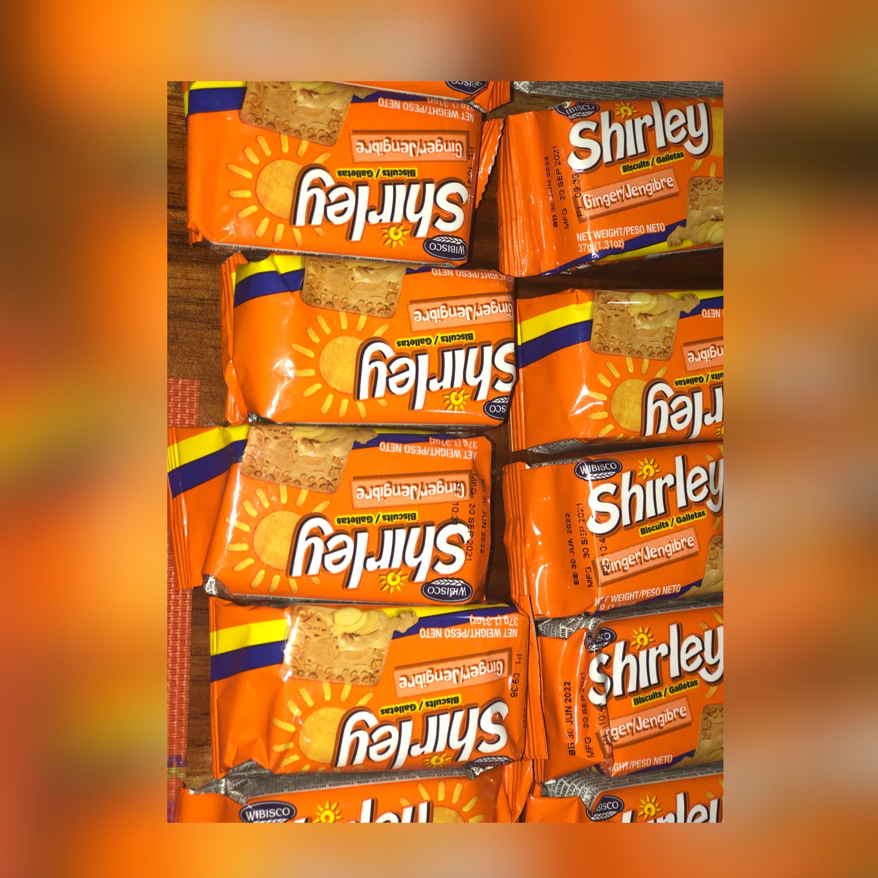 Jamaican Wibisco Shirley Biscuits Pack of 16 1.31oz FROM JAMAICA Etsy