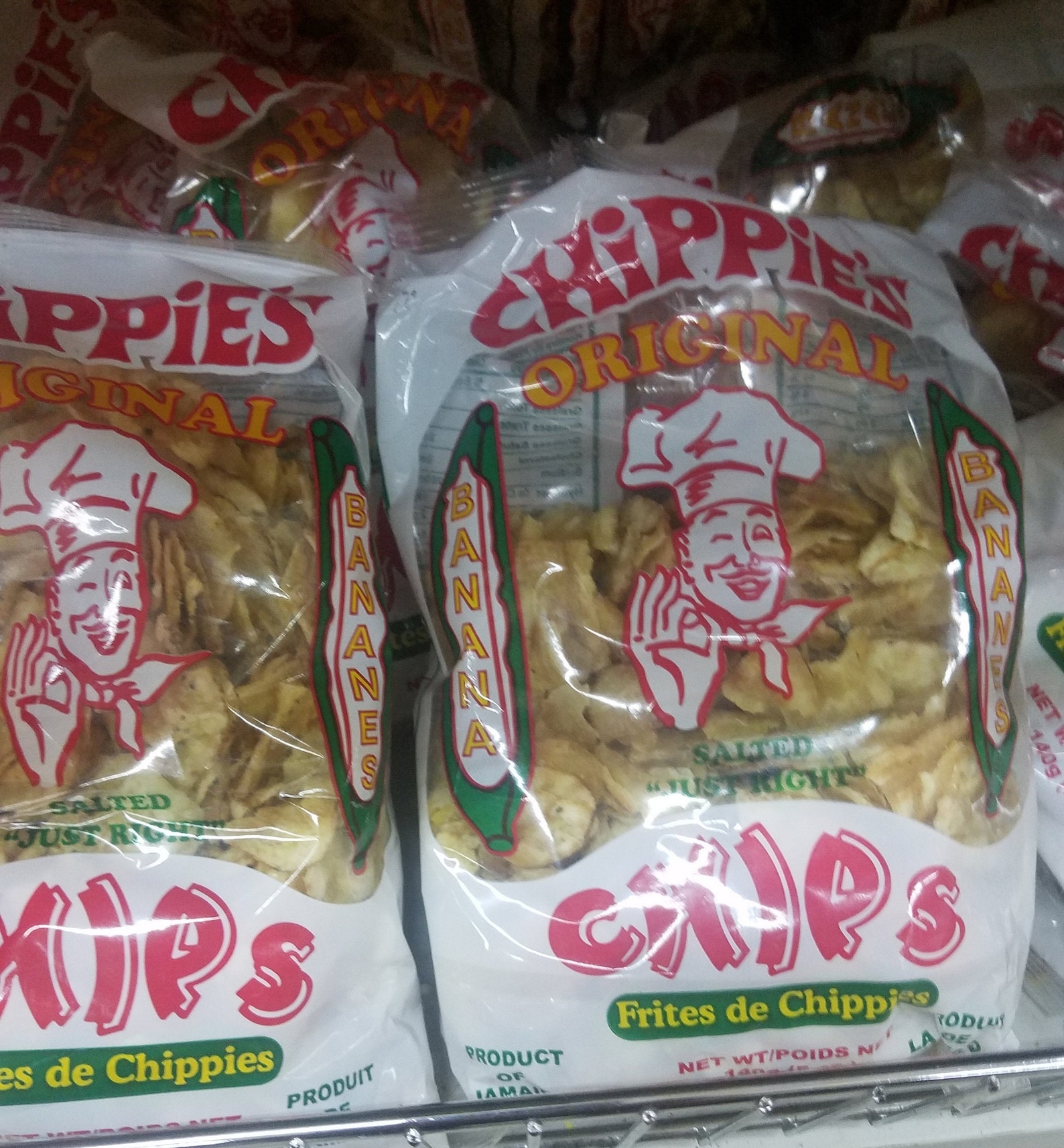 Jamaican Chippie's Original Banana Chips Pack of 5 X 5 Oz Jamaicans