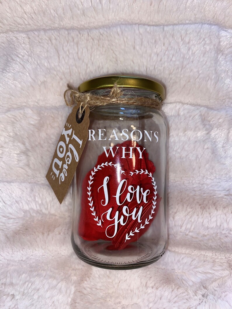 Reasons Why I Love You Jar Etsy reasons why i love you jar etsy