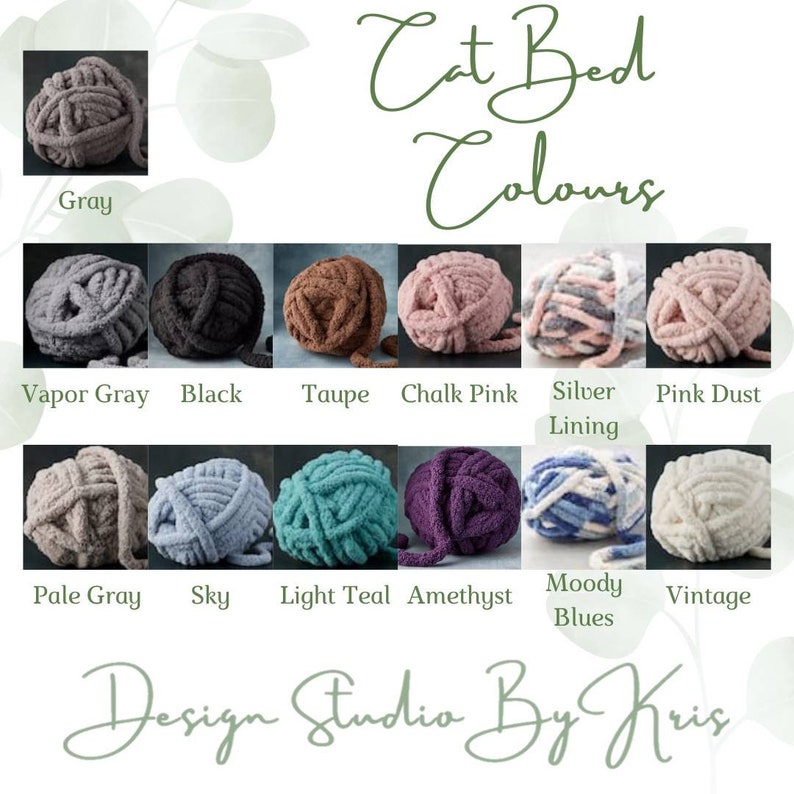 calming pet bed colours
