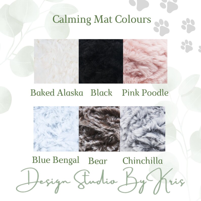 Calming Cat Bed colours