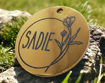 Personalized Pet Tag: Engraved Stainless Steel Dog Tag