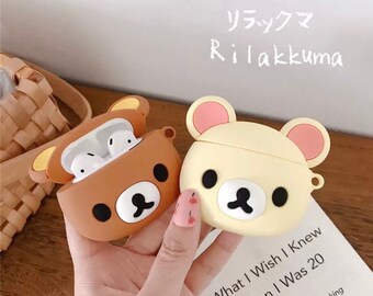 Bandai SAN-X Figure Rilakkuma Relax Bear Capchara 3 Gashapon set 4 pcs