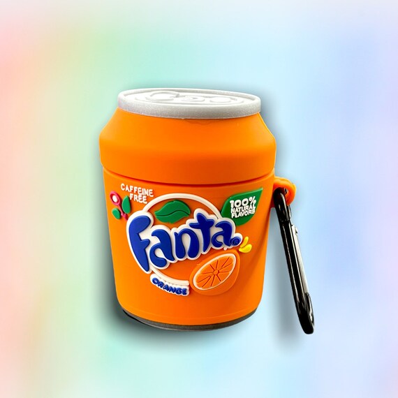 Orange Fanta Airpod 1/ 2 Case Cool Soda 