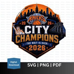 New York Knicks City Champions 2026, Digital download
