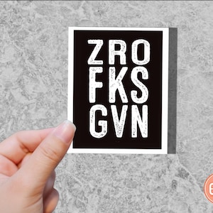Zero Fu*** Given