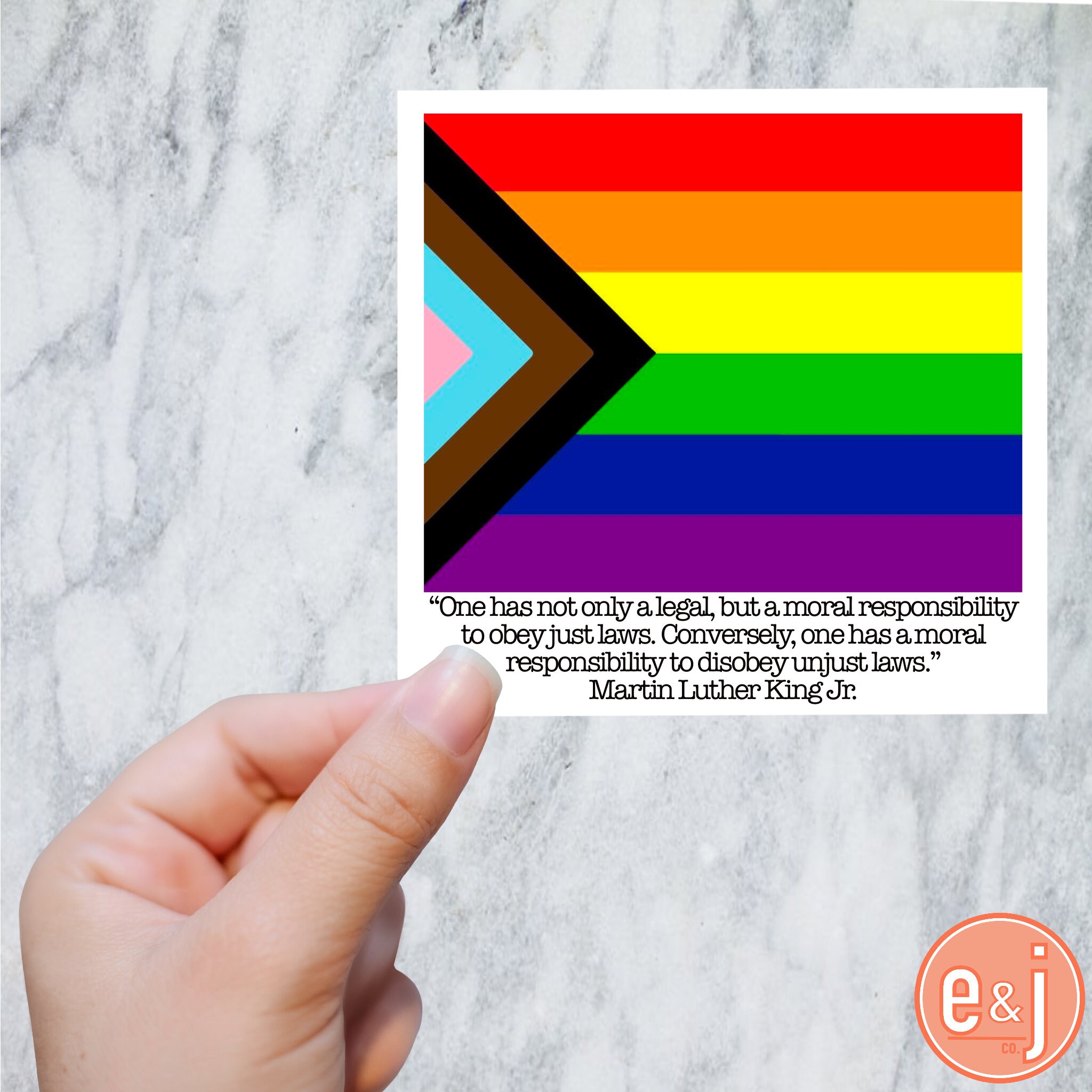 Mlk Stickers MLK Quote Laminated Sticker - Etsy