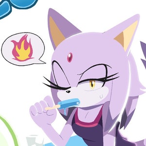 8.5" x 11" Stay Cool! - Blaze Print