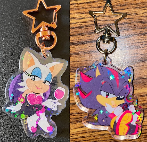 Sonic X Shadow Acrylic Keychains 