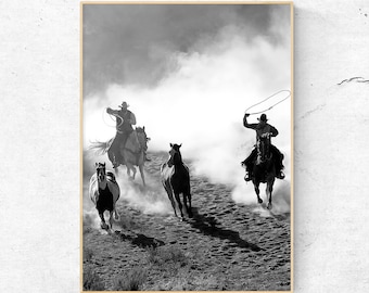 Wild West Photo , Vintage Style , Black and White , Cowboy Photo ,American Style , INSTANT DOWNLOAD