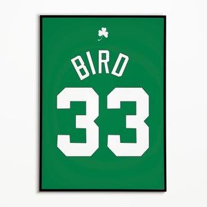 Larry Bird Print , Basketball PLayer Print , Nba Poster , Basketball, Boston Print , Wandposter , SOFORTIGER DOWNLOAD