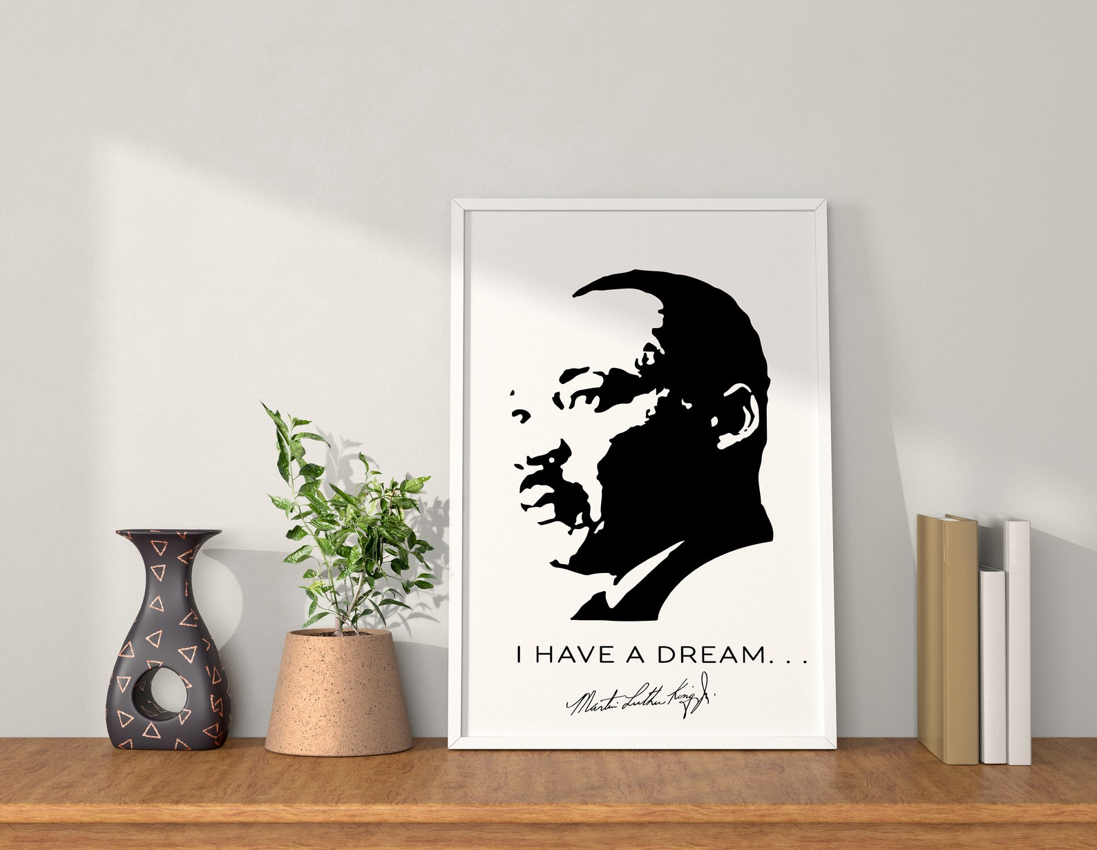 Martin Luther King Print , Printable Wall Art , Vintage Decor ...