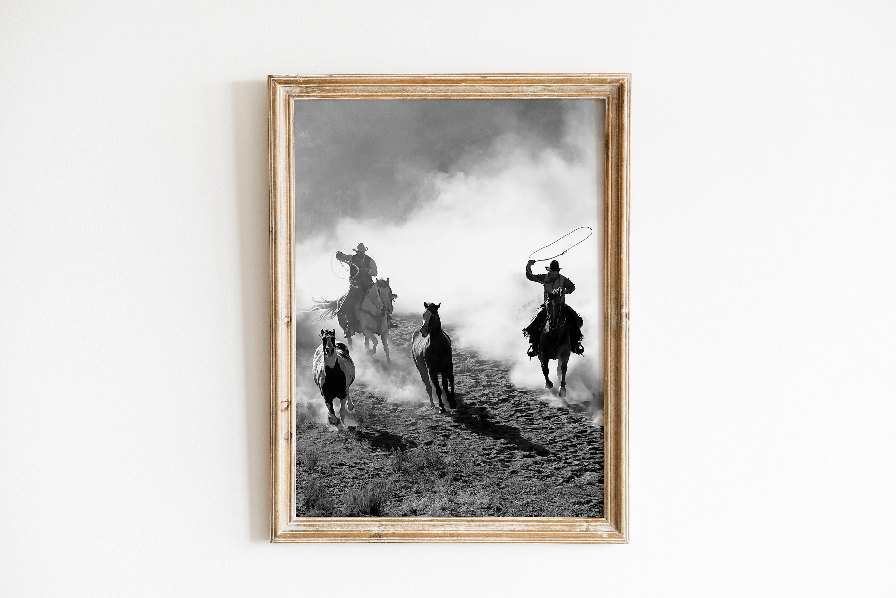 Wild West Photo , Vintage Style , Black and White , Cowboy Photo ...
