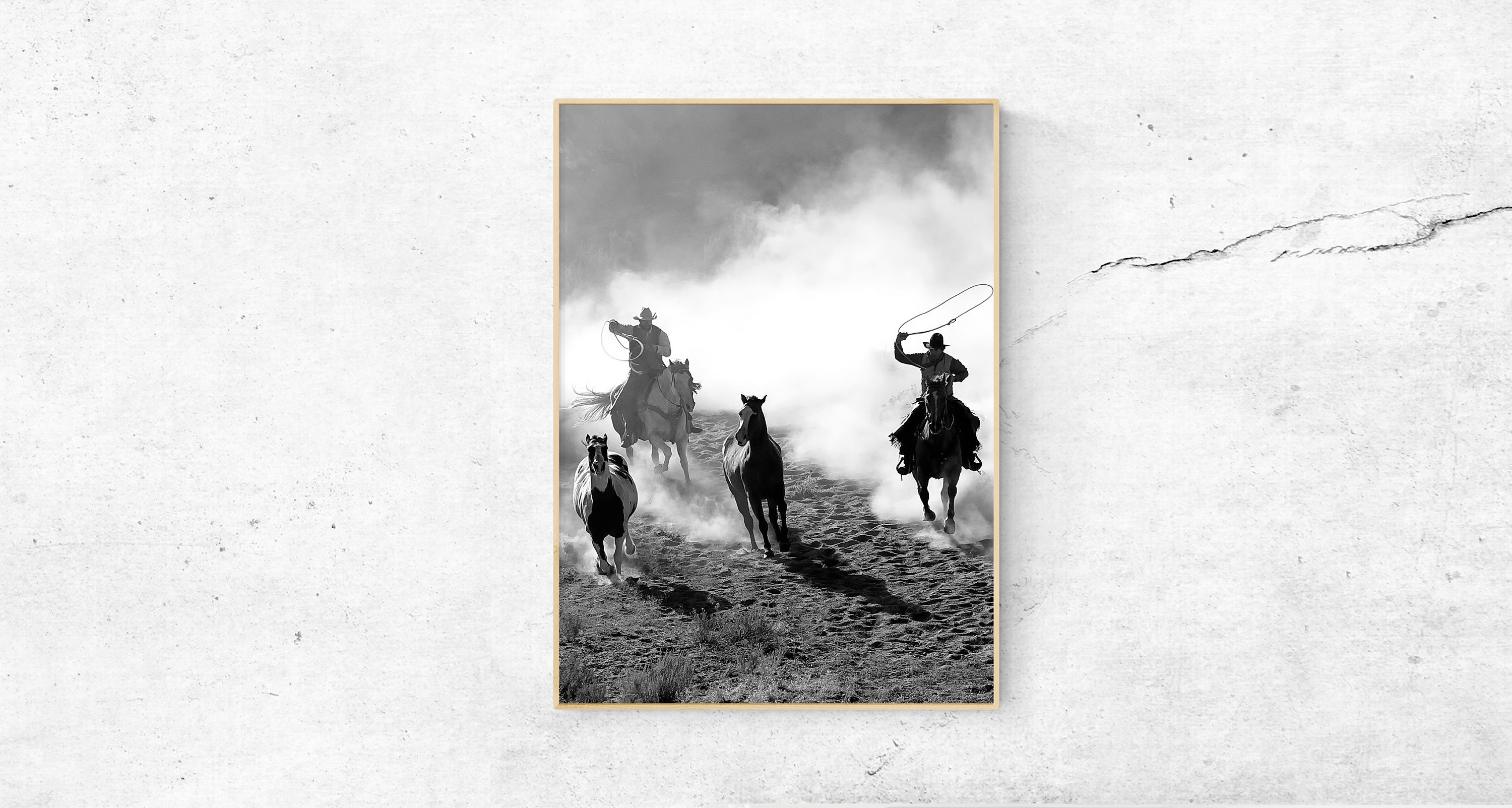 Wild West Photo , Vintage Style , Black and White , Cowboy Photo ...