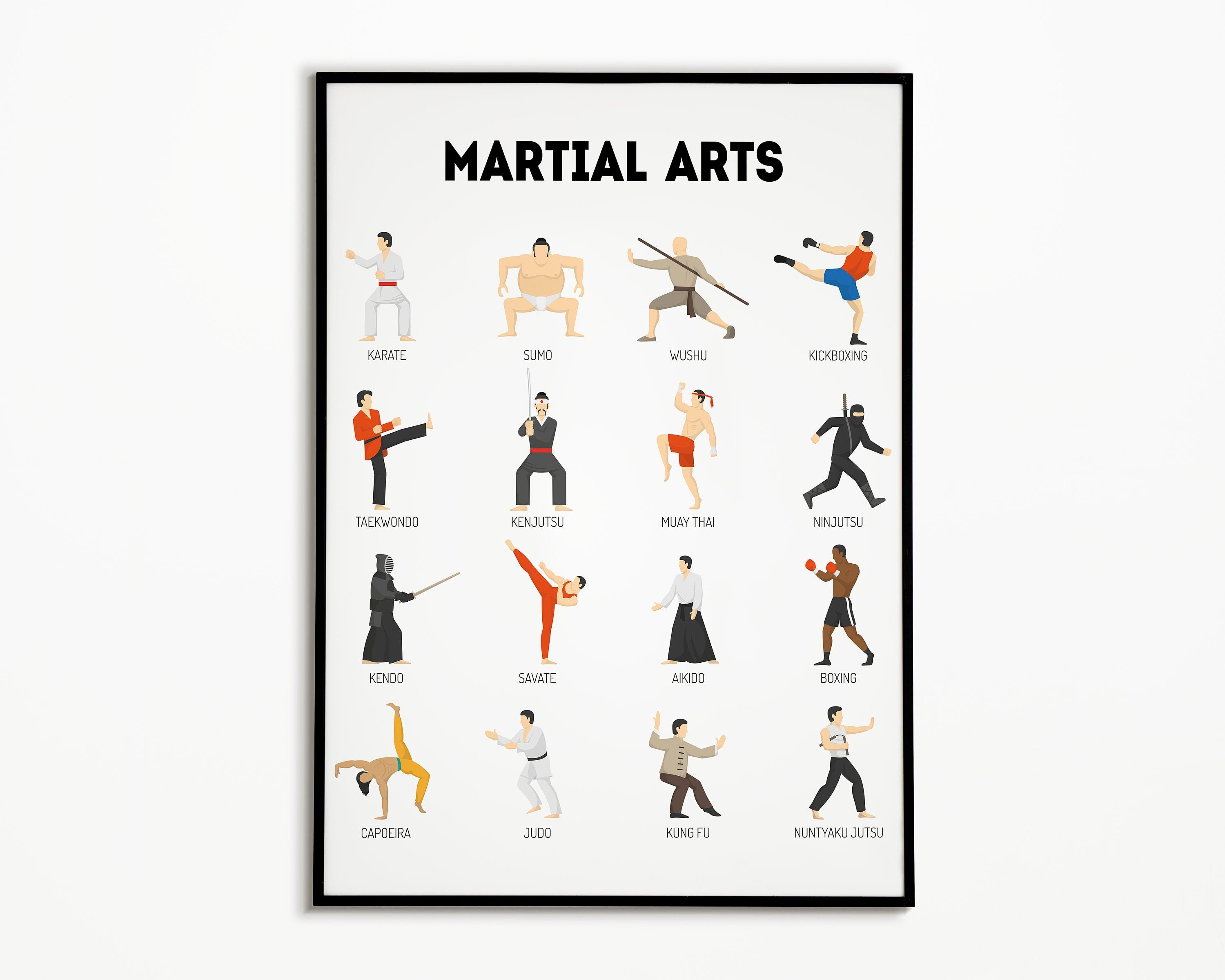 Martial Arts Poster