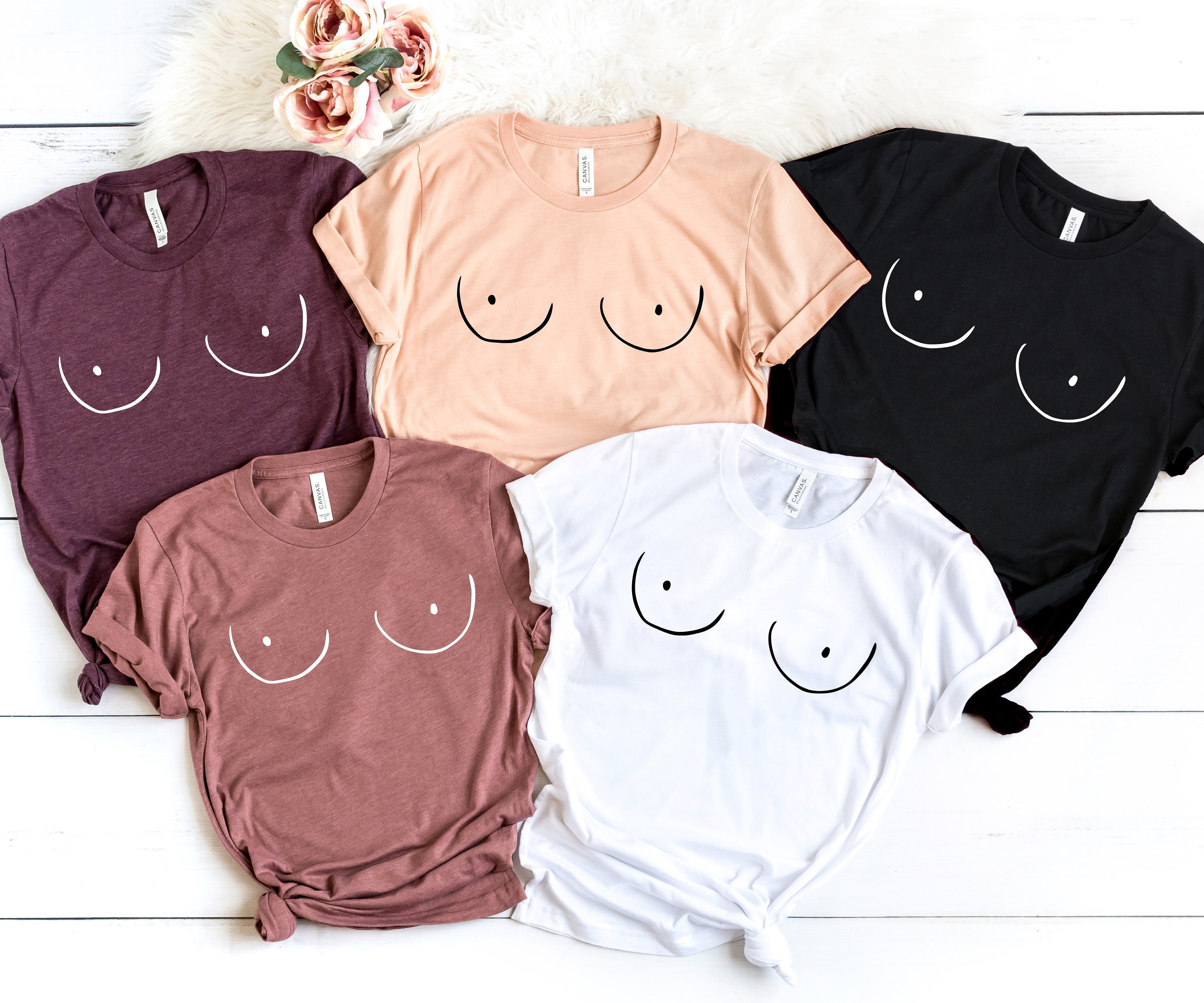 Beautiful Boobies Shirt Funny Breast Cancer' Women's T-Shirt
