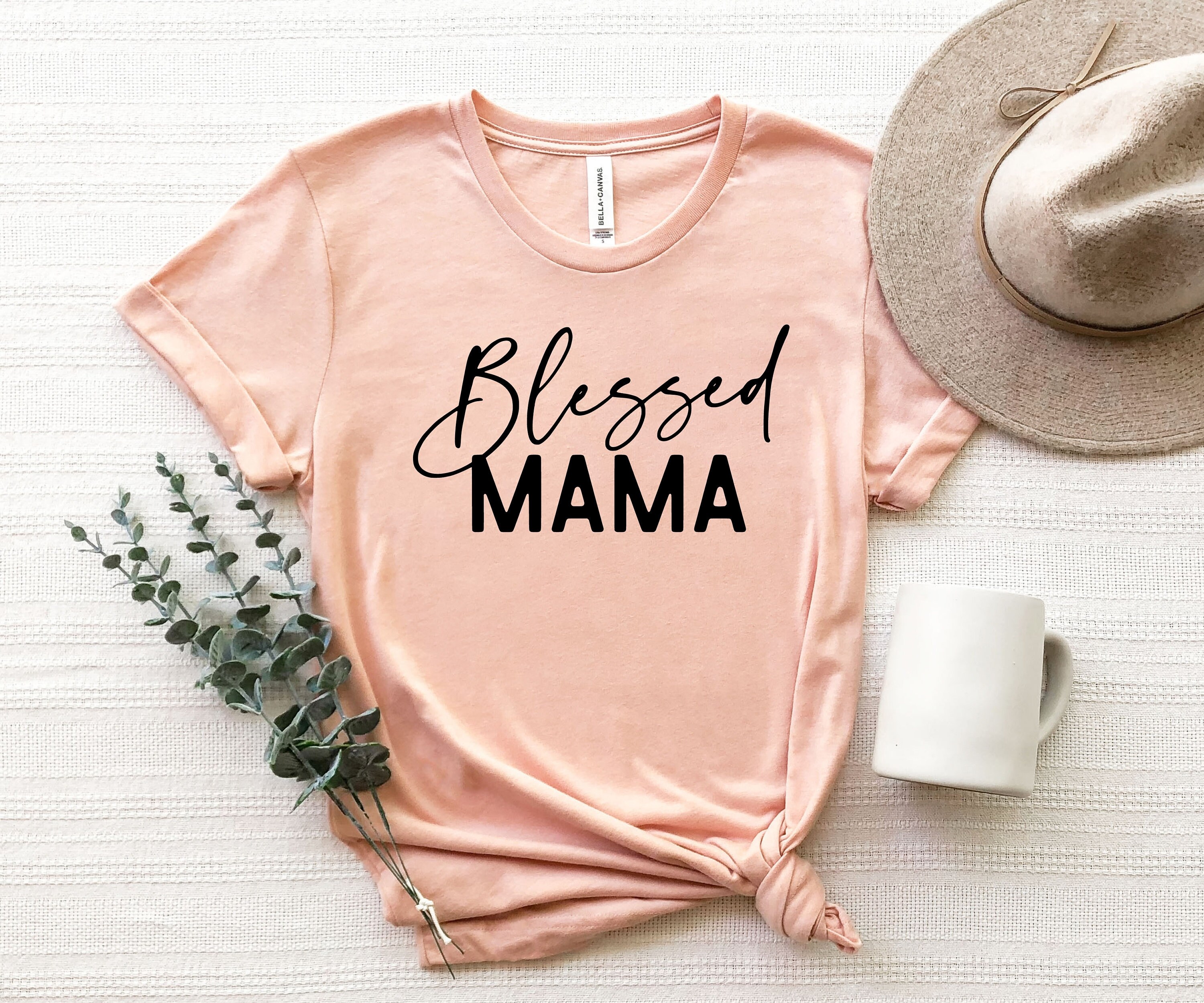 Blessed Mama Shirt Blessed Mom T-Shirt Cute Mom Shirt | Etsy