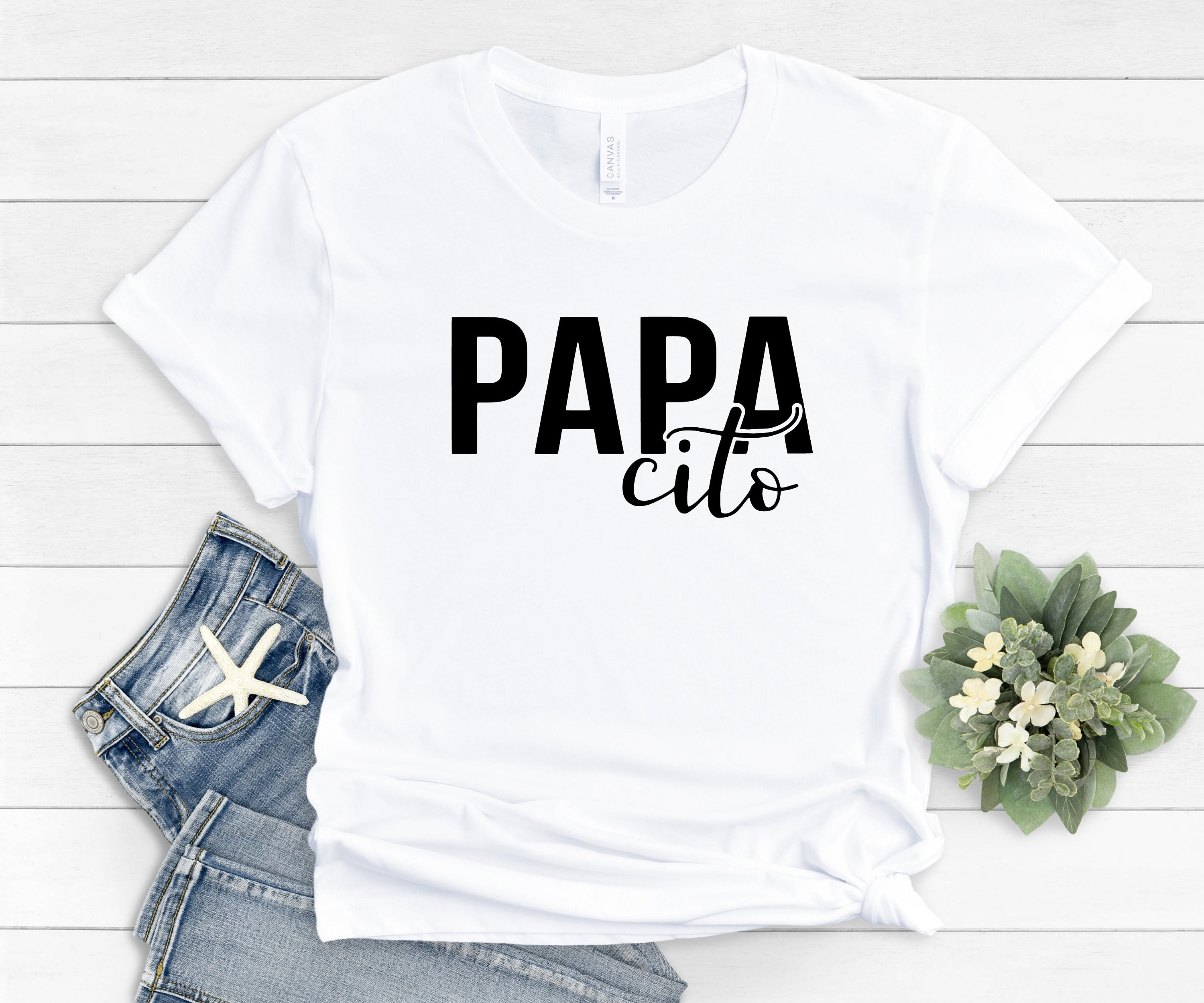 Papacito Shirt Papacito Tshirt Fathers Day Gift Fathers Day | Etsy