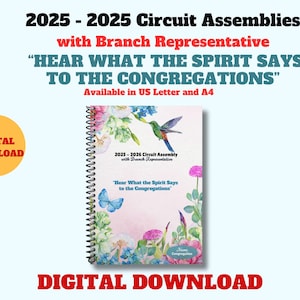 Asamblea de Circuito TJ 2025-2026 con Representante de la Sucursal: 'Escuchen lo que el Espíritu dice a las congregaciones' en inglés *** DESCARGA DIGITAL