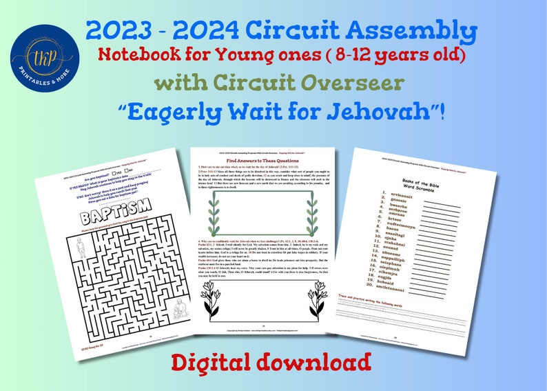 2023 2024 JW Assembly With the Circuit Overseer eagerly Wait for