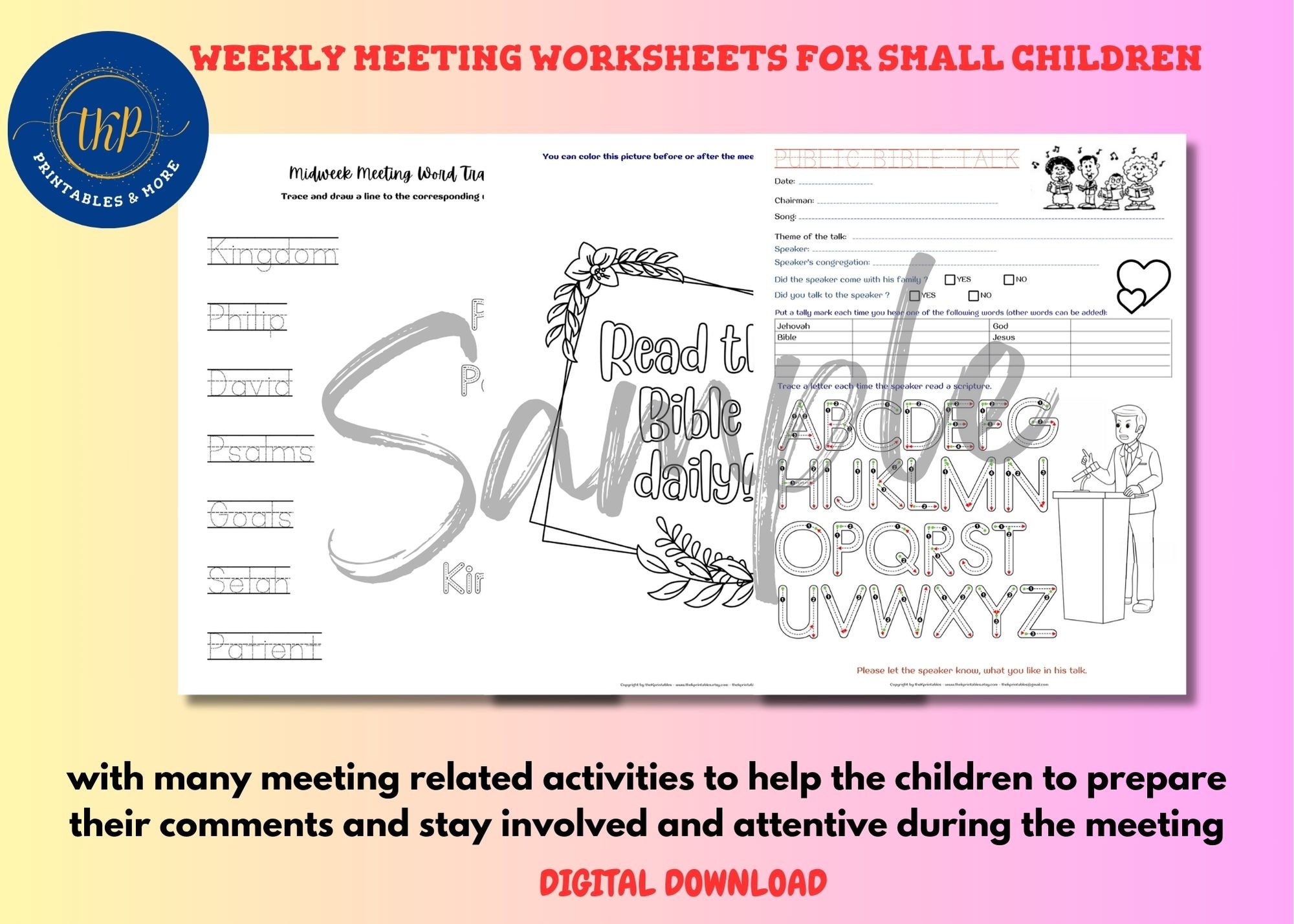 JW Weekly Meeting Pre study Worksheets For The Little Ones Week Of Jw weekly meeting pre study worksheets for the little ones week of
