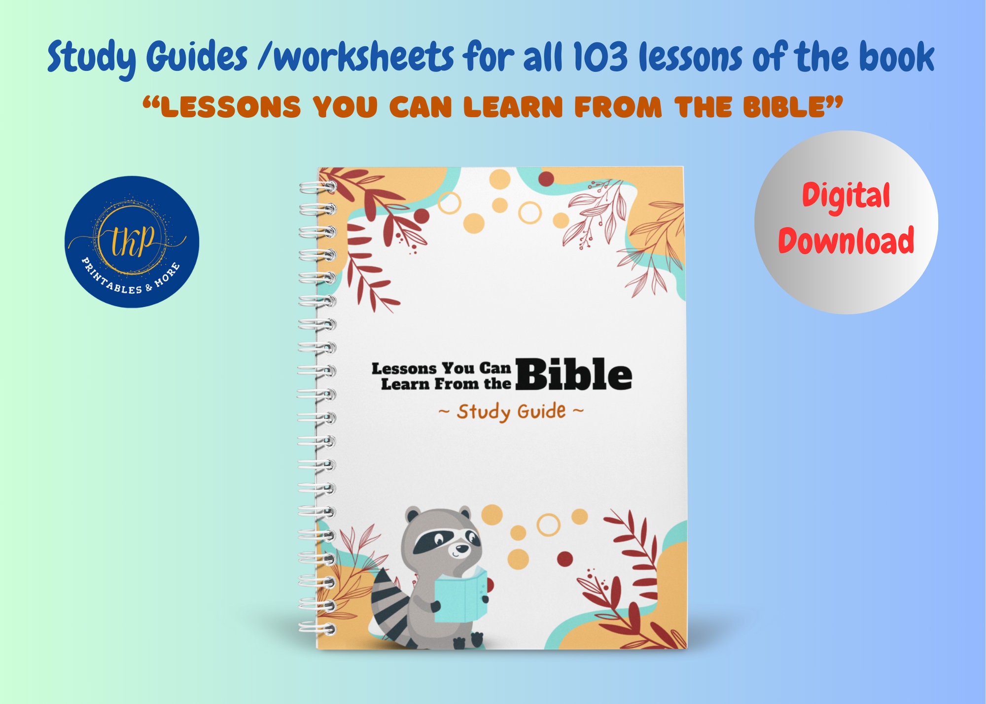 JW Printable- Lessons You Can Learn From The Bible - Study Guides/worksheets for all 103 lessons JW Kids Study   ******. Instant Download.