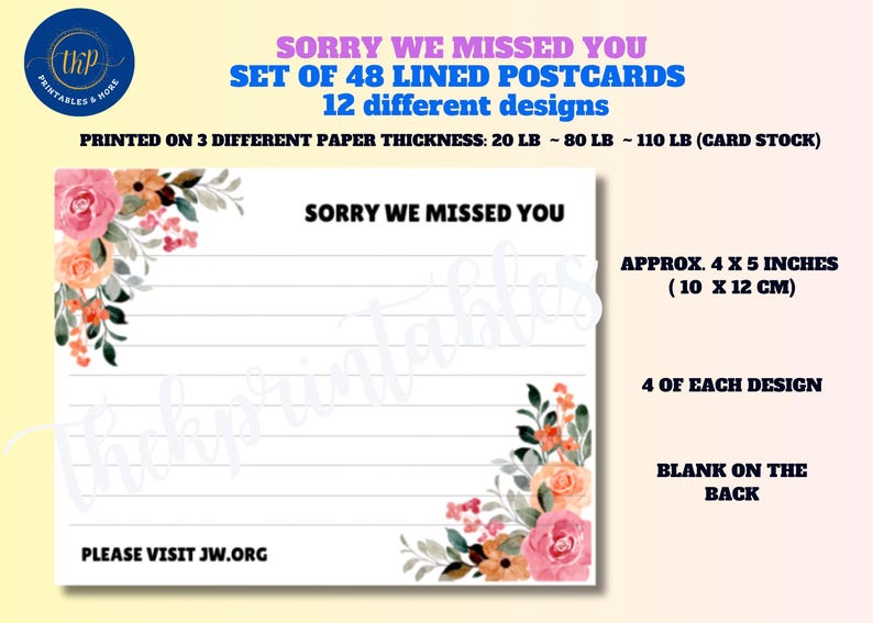 JW Ministry ~ Set of 48 