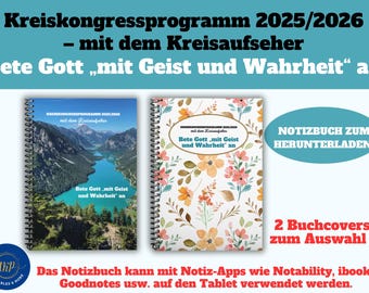 Kreiskongress 2025/2026 Notebook – God's Word Program (Digital Download)