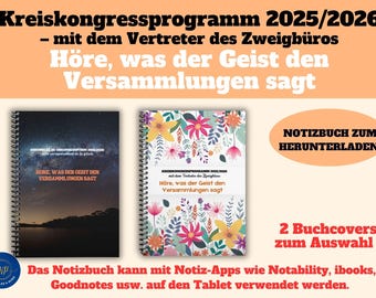Kreiskongressprogramm 2025/2026 Notebook (Digital Download)