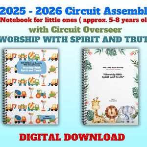 JW Montage Notizbuch für Kinder im Alter von 5-8 (Digitaler Download)