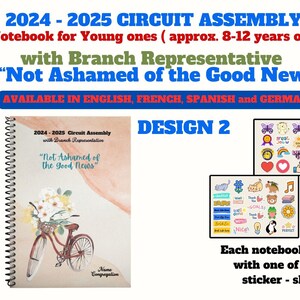 Asamblea 2024-2025 con Representante de Rama “No avergonzarse de las buenas noticias” Cuaderno para pequeños (8-12 años) ~ 2 tamaños disponibles