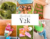 10 Y2K Aesthetic Presets for Lightroom Mobile, Natural Presets, Vibrant Summer Presets, Bright Light Preset, Preppy Instagram Photo Filters