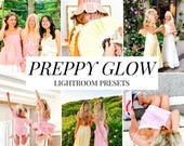 10 Preppy Glow Mobile Lightroom Presets, Vibrant Summer Presets, Bright Colorful Presets, Light Airy Preset, Natural Preset for Instagram