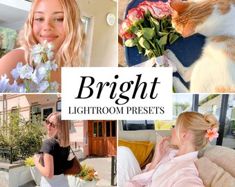 11 Bright Lightroom Mobile Presets, Summer Natural Preset, Light Airy Presets, No Filter Look for Instagram