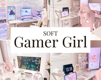 10 Gamer Girl Presets for Lightroom Mobile, Studygram Presets, Aesthetic Preset, Pastel Pink Presets, Kawaii Preset for Instagram Influencer