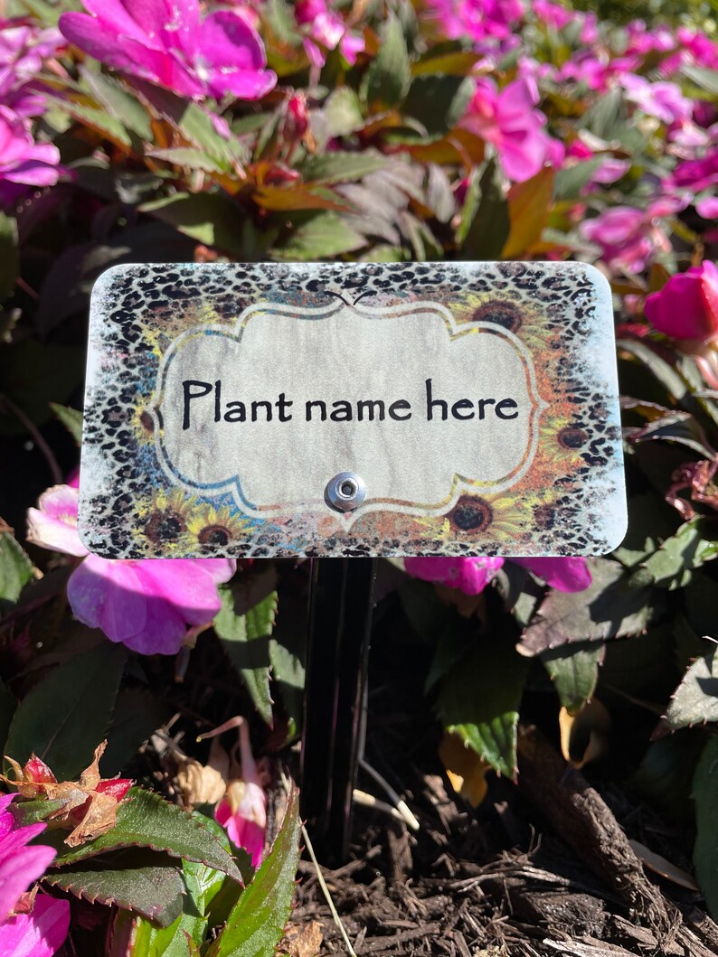Custom Metal Garden Plant Identification Marker/tag With Etsy