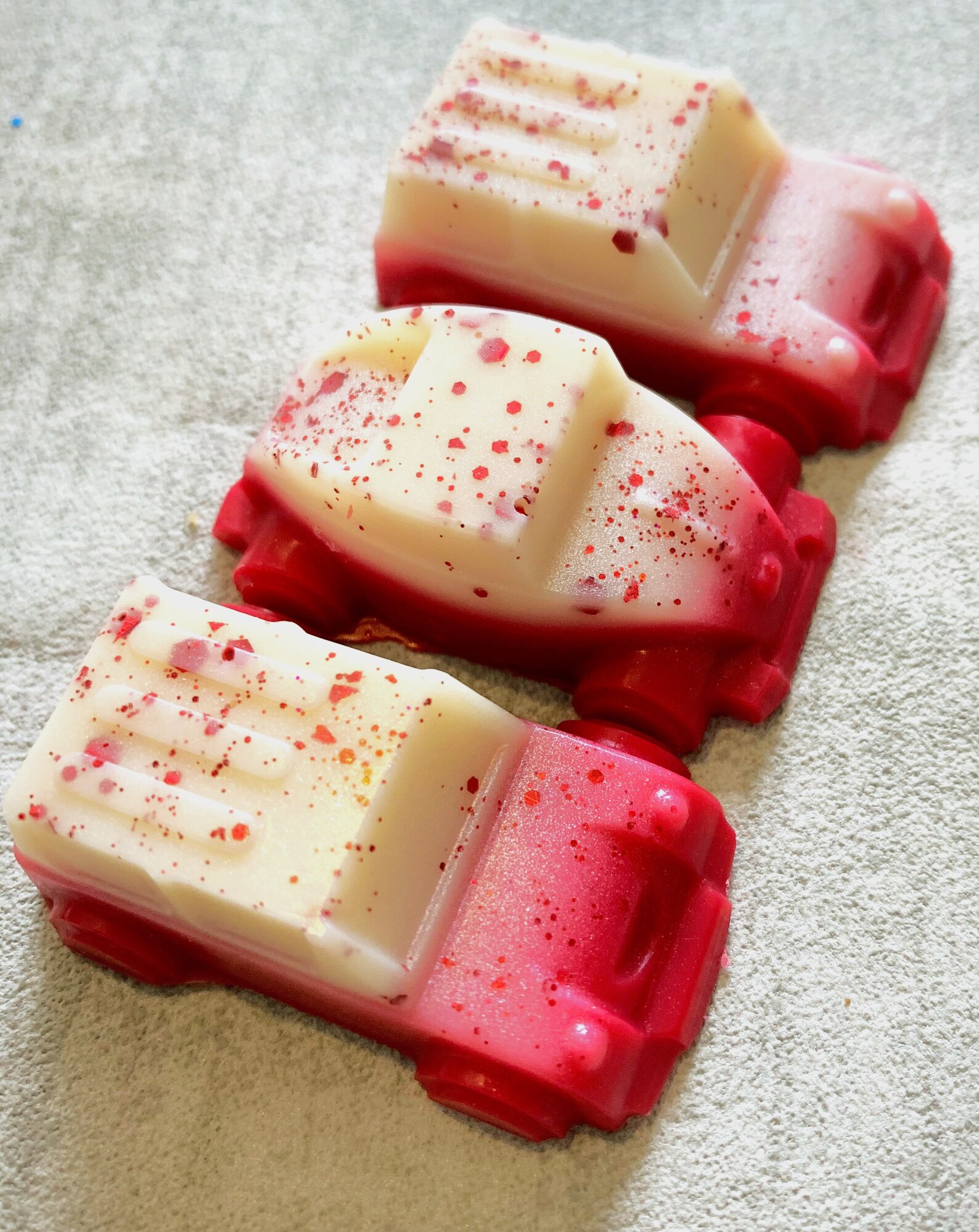 Bakewell Tart wax melts car shapes x3 / highly scented / Etsy