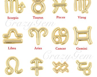 18K Gold Plated Constellation Pendant Charm,Unique Jewelry Gift for Her