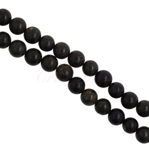 Smooth Black Agate Stone,Positivity, DIY Jewelry Making Design for Bracelet