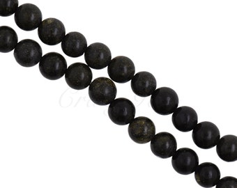 Pietra di agata nera liscia, positività, design per la creazione di gioielli fai-da-te per bracciale
